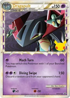 SWSH Black Star Promos Dragapult Pokémon card